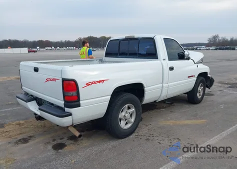 1996 Dodge Ram 1500 from USA, damaged, VIN 1B7HC16Y7TJ124858